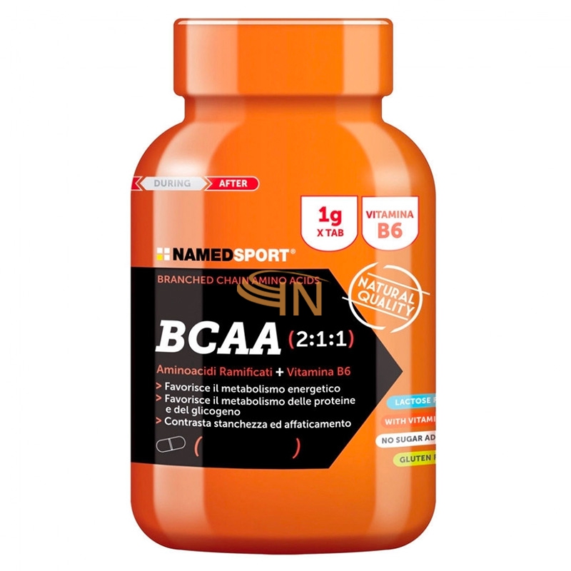 Named Sport Linea Integrazione Sportiva BCAA 2:1:1 Integratore 100 Compresse