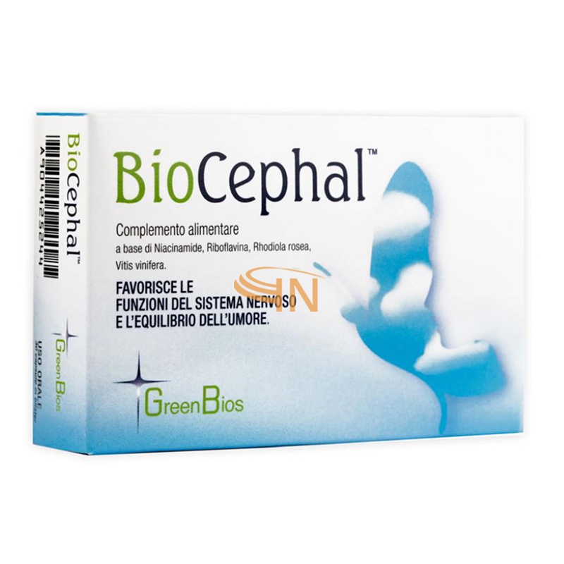 Green Bios Linea Sistema Nervoso BioCephal Integratore Alimentare 30 Capsule