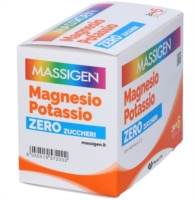 Massigen Magnesio Potassio Zero Zuccheri 30 Bustine Arancia Rossa